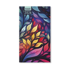PD Calendar Határidőnapló Period Basic Zsebnaptár álló Rainbow papír 2026 határidőnapló