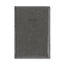 PD Calendar Határidőnapló Period Border B/6 heti körbev. Antracit 2026 határidőnapló