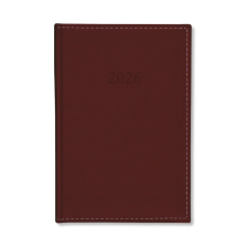 PD Calendar Határidőnapló Period Chamois B/5 heti körbev. bordó 2026 határidőnapló