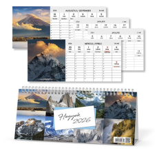 PD Calendar Naptár Csonka asztali pd Hegyek 2026 naptár, kalendárium