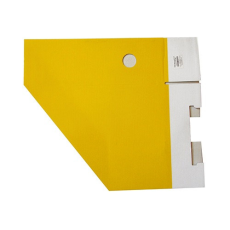 PD Office Iratpapucs karton összehajtható pd A/4 10 cm gerinccel karton sárga