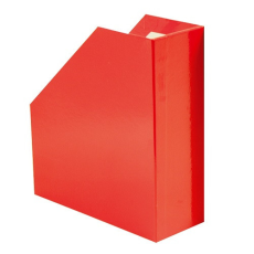 PD Office Iratpapucs pd karton merev falú A/4 9 cm gerinccel fóliás piros