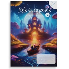 Pd School Füzet pd kisalakú Írok és rajzolok IV. vonalas-sima 32 lapos füzet