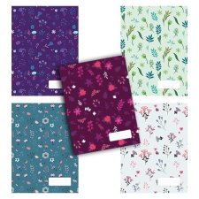 Pd School Füzet pd nagyalakú 40 lapos kockás Fancy Florals vegyes füzet