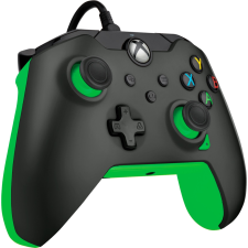 PDP Atomic Black Vezetékes Controller - Fekete/Zöld (Xbox Series X/S/Xbox One/PC) videójáték kiegészítő