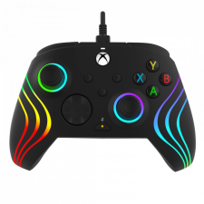 PDP Xbox Series X/S &amp; PC USB Gamepad Black Afterglow Wave videójáték kiegészítő