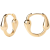 PDPAOLA AR01-C83-U Cycle Hoops aranyozott fülbevaló (Ag 925/1000, 4,04 g) (8435511760303)