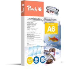 Peach PP525-04 A6/250 fényes - 100 darabos csomagban lamináló fólia
