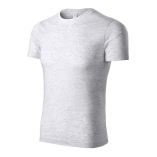 Peak póló unisex világosszürke melírozott XL férfi póló