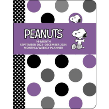  Peanuts 16-Month 2023-2024 Monthly/Weekly Planner Calendar – Peanuts Worldwide LLC,Charles M. Schulz naptár, kalendárium