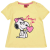PEANUTS Snoopy Belle citromsárga kislány póló