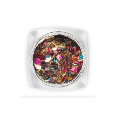  Pearl fémes konfetti D10 körömdíszítő