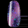  Pearl Flakes Cat Eye Effect 743 gél lakk 7ml - indigó lila