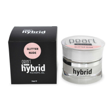 Pearl Hybrid polyacryl gel Glitter Nude 15ml műköröm zselé