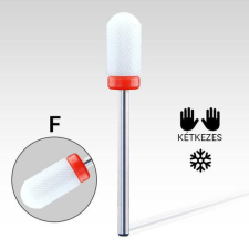  Pearl kétkezes kerek végű henger kerámia csiszolófej (Finom) műkörmös csiszológép