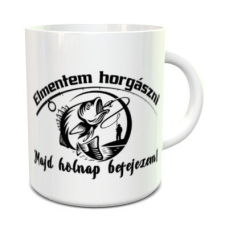 Pecás bögre - Elmentem horgászni majd holnap bögrék, csészék