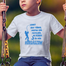  Pecás gyerek póló - Fejben már horgászom