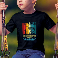  Pecás gyerek póló - Horgászat nem csak egy sport