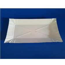  Pecsenyés papírtálca szögletes fehér 13 x 24 cm konyhai eszköz