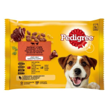 Pedigree 4x100 g alutasakos adult (marha + baromfi) kutyaeledel