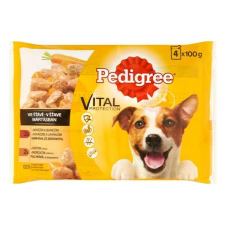 Pedigree Állateledel alutasakos PEDIGREE kutyáknak 4-pack marha-bárány pulyka-répa válogatás 4x100g kutyaeledel
