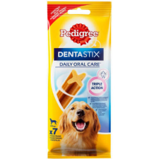Pedigree DentaStix +25kg - jutalomfalat (fogtisztító) Nagytestű kutyák részére (7db/270g) jutalomfalat kutyáknak