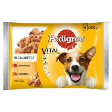 Pedigree Kutyaeledel, alutasakos, 4x100 g, PEDIGREE, marha és baromfi kutyaeledel