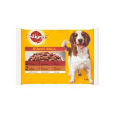 Pedigree Marhahússal és szárnyassal aszpikban 4x100g kutyaeledel