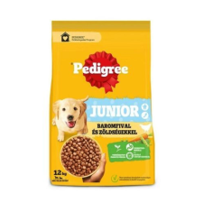 Pedigree száraz 12kg baromfi+rizs JUNIOR kutyaeledel