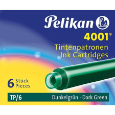 PELIKAN 4001 TP/6 töltőtollpatron zöld 6db/doboz tollbetét