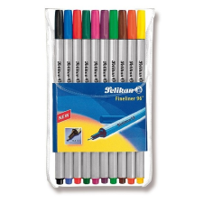 PELIKAN 96 EF Fineliner tűfilc 0,4mm 10db-os készlet 940676 filctoll, marker