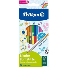  Pelikan Bicolor 12 db ceruzában 24 szín színesceruza készlet színes ceruza