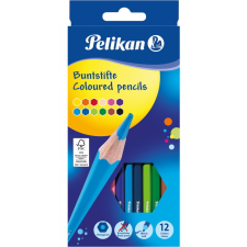 PELIKAN : Hatszögletű színes ceruza 12 darabos színes ceruza
