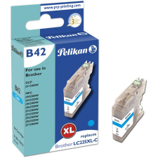 Pelikan Printing Pelikan Patrone Brother B42 LC225XL cy cyan kompatibel (319568) nyomtatópatron & toner