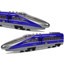 Pendolino vonat visszahúzó mechanizm kék hanggal és fényekkel vágány