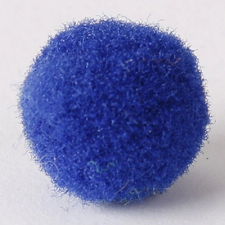 Penta Collection Zsenília pompon 1 cm, 100 db / csomag kék dekorációs kellék