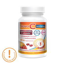 Penta Pharma Kft. Novo C Komplex liposzómális C-vitamin+ D3 vitamin + Cink lágykapszula 60x vitamin és táplálékkiegészítő