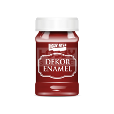 Pentacolor Kft. Pentart Dekor Zománcfesték (Dekor Enamel) bordó 100 ml 34126 zománcfesték