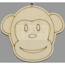 Pentacolor Kft. Pentart Fafigura, 5 db/csomag - majom 22787 dekorációs kellék