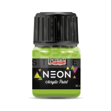 Pentacolor Kft. Pentart Neon zöld színű akril bázisú hobbi festék 30 ml akrilfesték