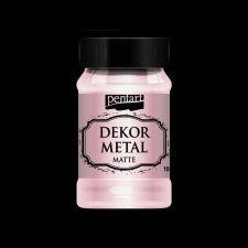  Pentart dekormetál matt festék, rózsaarany, 100 ml dekorációs kellék