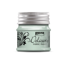 Pentart Delicate textilfesték 50 ml zöldezüst hobbifesték