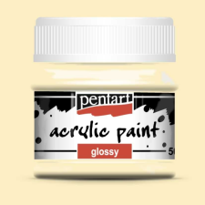 Pentart fényes akrilfesték BÉZS 50ml akrilfesték
