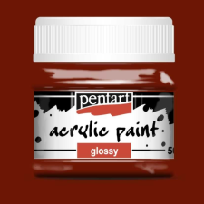 Pentart fényes akrilfesték BORDÓ 50ml akrilfesték