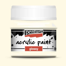 Pentart fényes akrilfesték ELEFÁNTCSONT 50ml akrilfesték