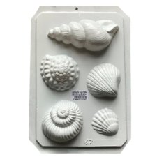 Pentart Gipszkiöntő forma - Nagy kagylók, csigák dekorációs kellék