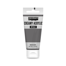 Pentart Krémes akrilfesték metál ROKOKÓ EZÜST 60 ml akrilfesték