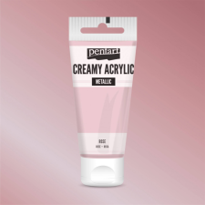 Pentart krémes akrilfesték metál RÓZSASZÍN 60 ml akrilfesték