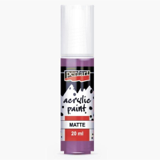  Pentart matt akril festék, málna, 20 ml dekorációs kellék