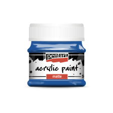 Pentart Matt akrilfesték 50 ml - Kék akrilfesték